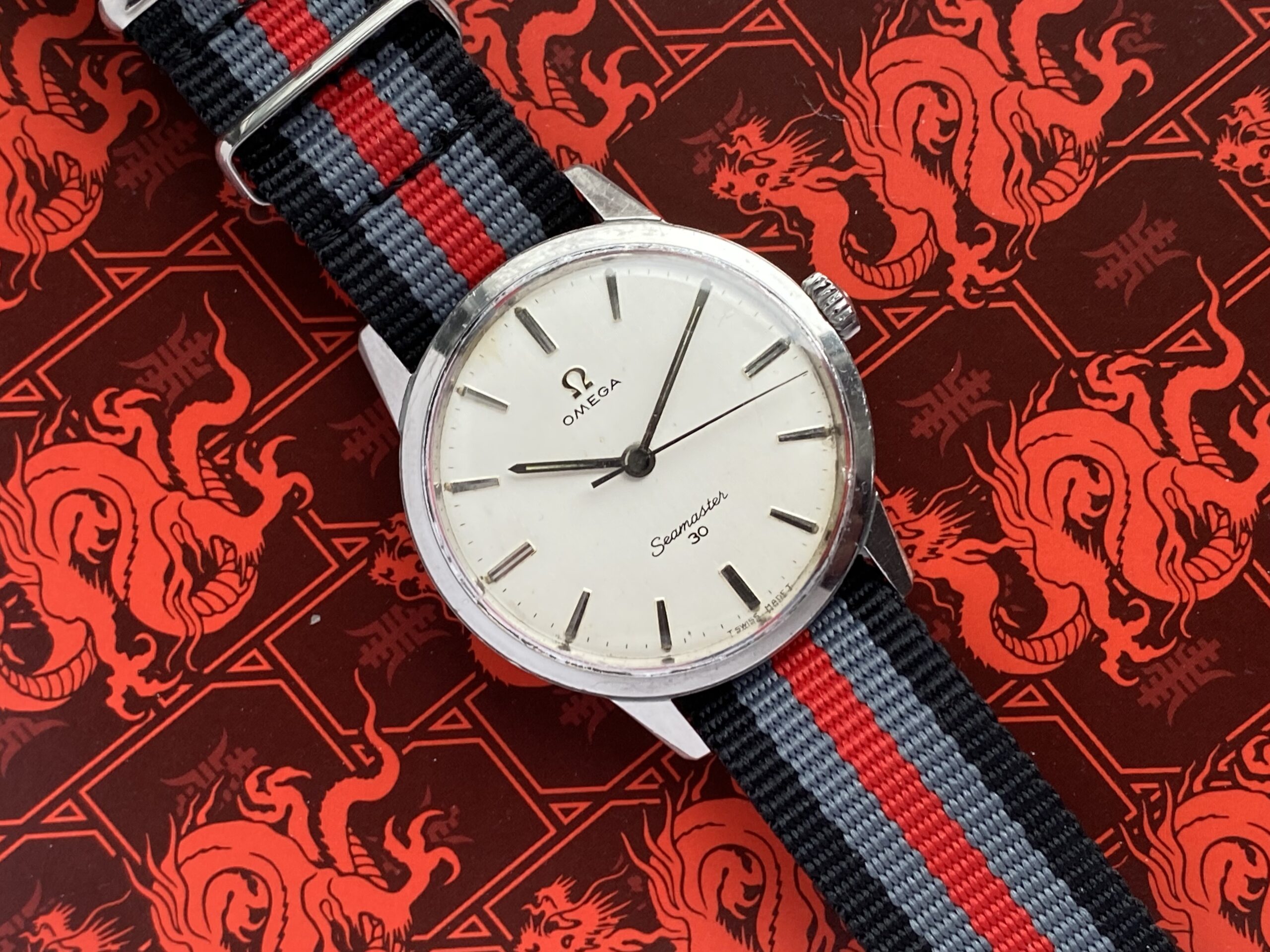 Omega Seamaster 30 Caliber 286 135.007-66 Vintage Mens Manual Wind Watch