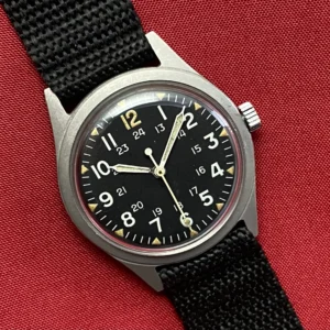 Benrus Vietnam Era MIL-W-3818B DTU-2A/P March 1969 Military Issue Watch