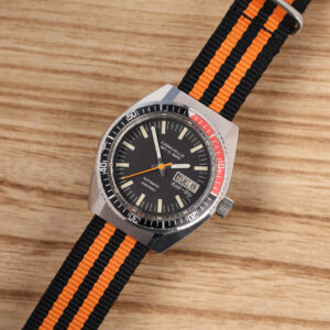 Caravelle Set-O-Matic "Devil Diver" Coke Bezel Vintage Dive Watch